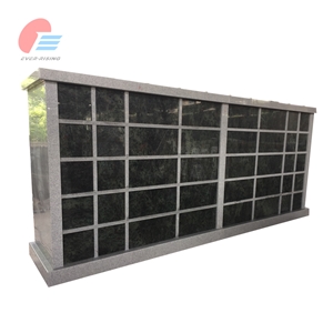 120 Niche Grey Granite Columbarium & Imperial Green Shutters