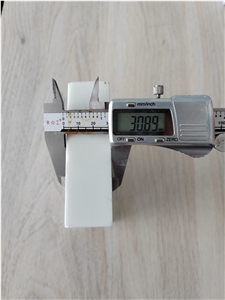 3CM Thickness Pure White Nano Crystallized Glass Stone