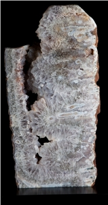 Amethyst and Agate Quartz Slice