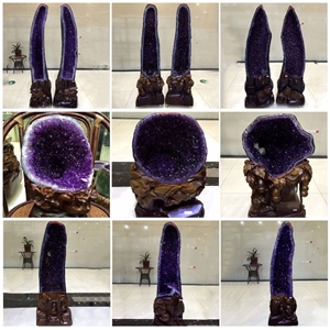 Amethyst Citrine Chapels Semi Precious Stones