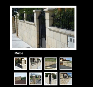 Arenisca Juanes Parapets, Gate Piers