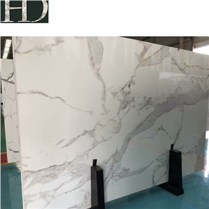 Artificial Marble Bianco Calacatta Polished Slab