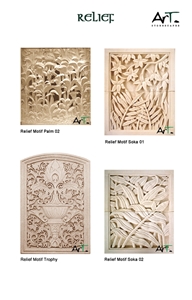 Bali Stone Carving and Engraving Reliefs