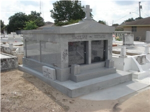 Barre Grey Granite Mausoleum