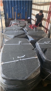 Basalt Large Flagstone Garden Stepping Pavement