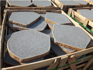 Basalt Stepping, Bush-Hammered/Honed/Flamed
