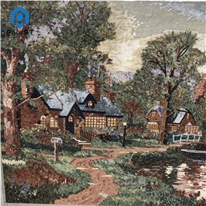 Beautiful Marble Mosaic Art for Indoor Wall Decor