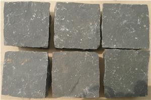 Black Basalt Cube Stone, Paver, Pavement