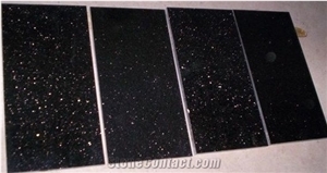Black Galaxy Granite Tiles & Slabs