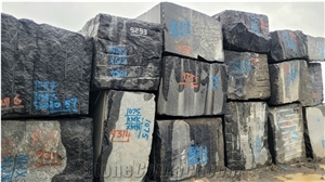 Black Galaxy Rough Granite Block