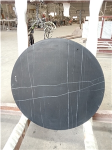 Black Nero Marquina Marble Table Top Natural Stone