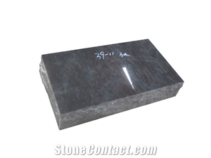 Blue Granite Flat Grave Markers, Slant Grave