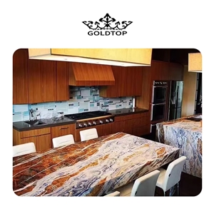 Blue Jeans Quartzite Kitchen Countertop Decor Tiles