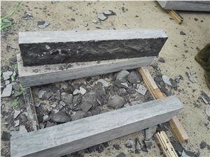 Blue Limestone Garden Palisade Fencing