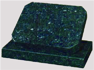 Blue Pearl Granite Slant Gravestone