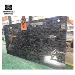 Blue Tiger Eye Semiprecious Stone- Gem Stone Slabs