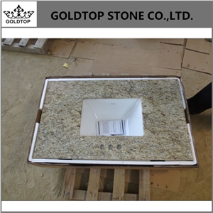 Brazil Giallo Ornamental Bath Top Granite,Vanity