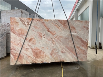 Breccia Damascata Marble Blocks Italy