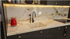 Calacatta Murano Marble Kitchen Countertop