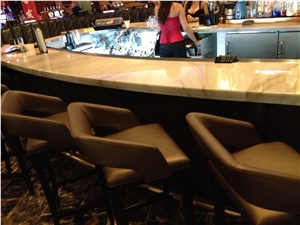 Calacatta Quartzite Bar Top,Commercial Counters