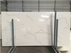 Calacatta White Quartz Stone Slabs