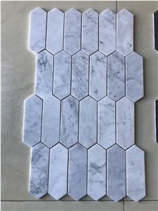 Carrara White Marble Mosaic