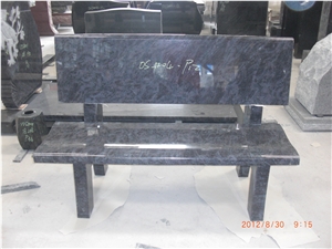 Cemetery Usage Bahama Blue Granite Bench