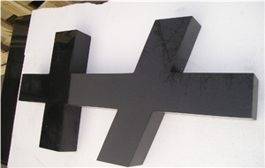 China Absolute Black Granite Gravestone, Shanxi Black Granite Graveyard Products