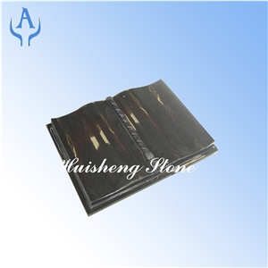 China Black Granite Book, Shanxi Black Granite Slant Grave