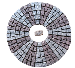 China Red Grey Sesame Granite Cube Stone Pavers,Exterior Pavers Pattern Sets,Cobblestone Patio Flooring Gofar