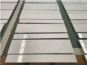 China Sichuan Pure White Marble Treads Of Stairs