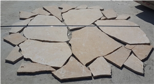 China Yellow Limestone Flagstone