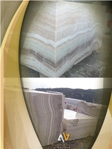 Coffee Line Onyx Blocks, Honey Onyx Blocks