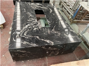 Cosmic Granite Countertop,Universe Black Granite Cooktop