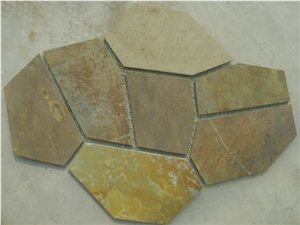 Crazing Paving Flagstone on Mesh(Flag Mesh)