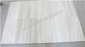 Crystal White Wooden Honed Marble ,Wooden Marble, White Wood Grain Marble ,Crystal Wooden Vein White Marble Honed Tiles