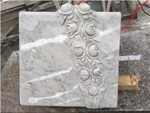 Custom White Marble Carving Stone