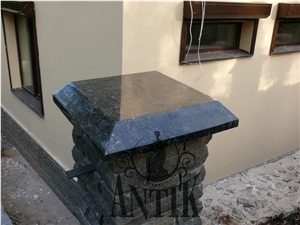 Emerald Pearl Building Pier Caps & Quoins , Labradorite Building Pier Caps & Quoins, Volga Blue Building Pier Caps & Quoins