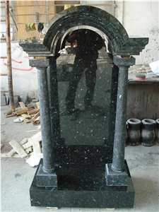 Emerald Pearl Granite Monuments, Tombstones