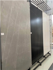 Engineered Pietra Gray Marble Sintered Stone Slab Walling