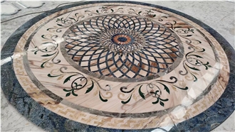 Factory Price Interior Marble Floor Round Medallions