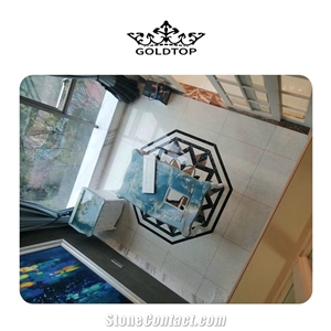 Fantasy Natural Blue Onxy Tiles Slabs For Restaurant Tops