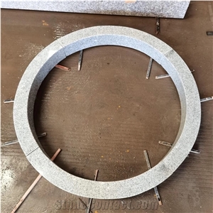 G603 Silver Grey Granite Empty Circle Polished