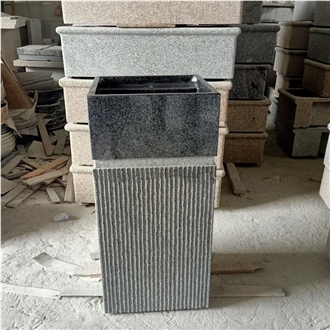 G654 Granite Pedestal Sinks