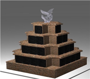 Granite Cremation Columbarium Niche Cemetery Niche