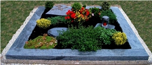Grave Borders, Blue Granite Graveyard Products