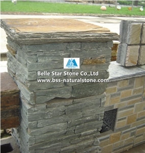 Green Slate Columns,Natural Slate Ledgestone Pillars,Green Gate Columns,Slate Gate Post,Slate Gate Pillars,Caps & Columns,Natural Slate Mailbox,Post Box,Landscaping Stones,Slate Stone Pillars