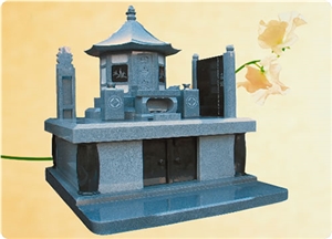 Grey Granite Japanese Monuments,Tombstones