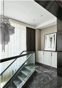 Grey Marble Steps Marble Stairs Treads,Marble Threshold