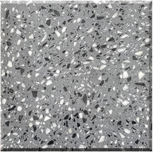 Grey Terrazzo Artificial Stone Polished Tiles